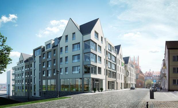 Apartament Srodowa Arkona Old Town Szczecin Exteriör bild